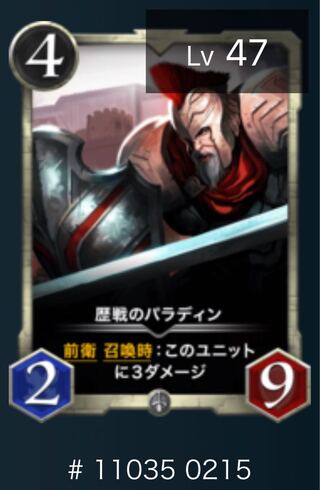 歴戦のパラディン　2枚セット