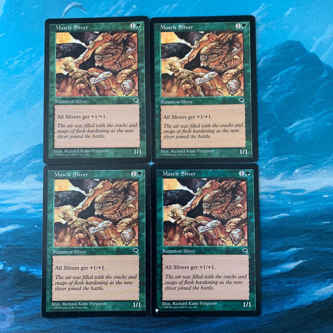 MTG 4枚 筋肉スリヴァー