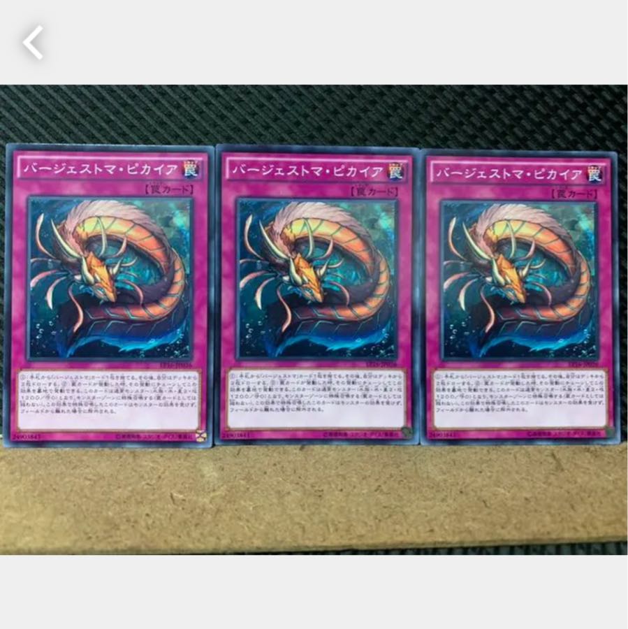 【ぽぽたん】遊戯王 2277 バージェストマ・ピカイア 3枚 ノーマル