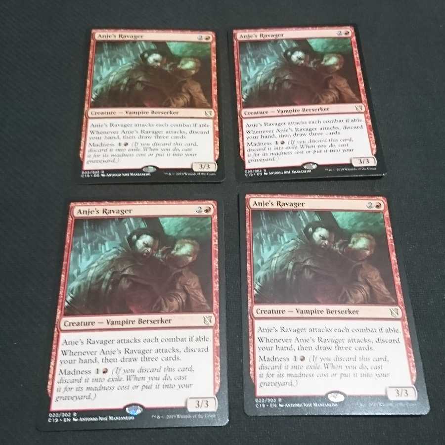 エインジーの荒廃者 英語版 4枚