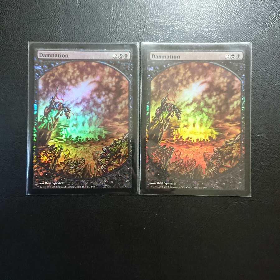 滅び テキストレスFoil2枚セット 褒賞プログラム