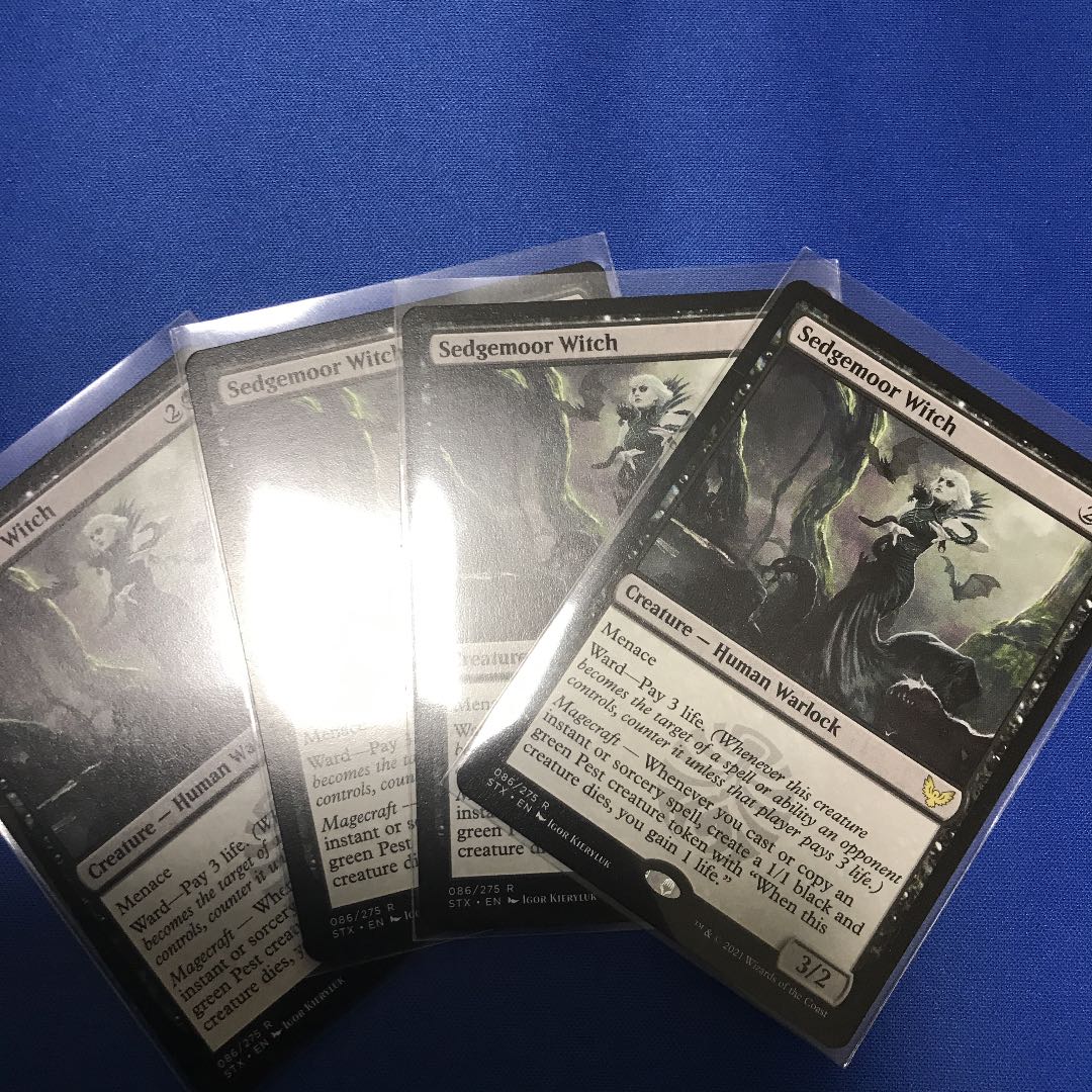 MTG  セッジムーアの魔女　英語版　四枚組
