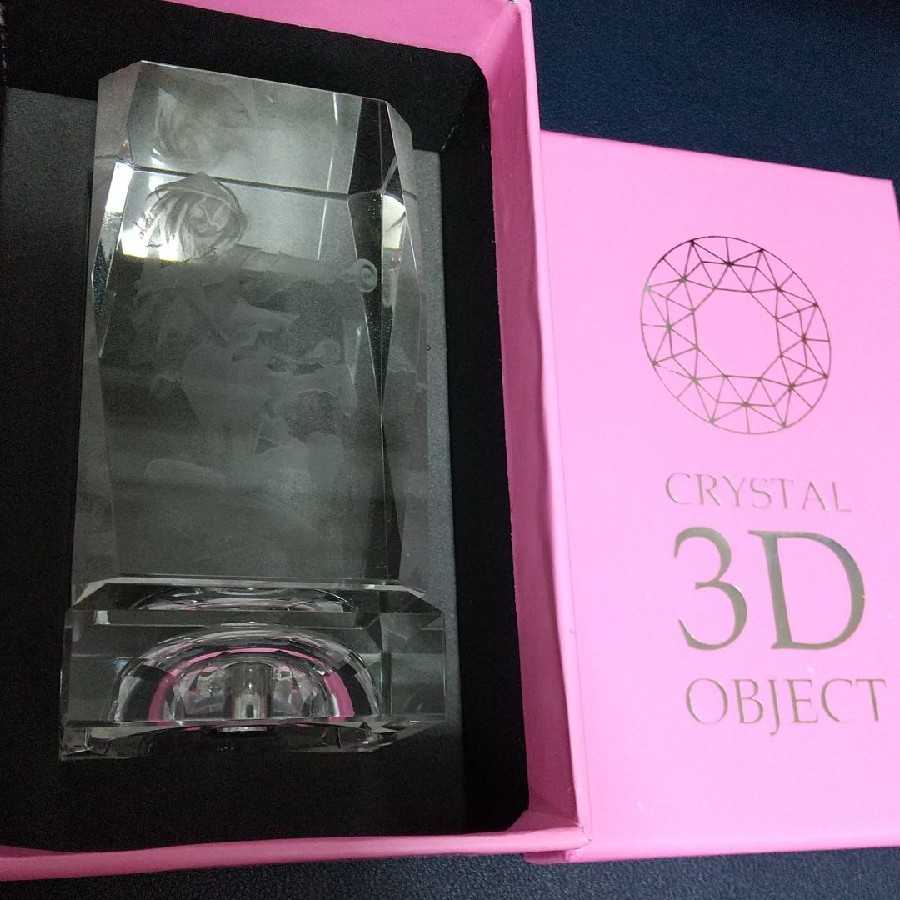 NN様専用ブラックマジシャンガール 3D クリスタル オブジェ