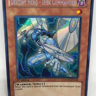 遊戯王 英語 D-HERO ディスクガイ 1st LCGX シークレット シク 1枚の