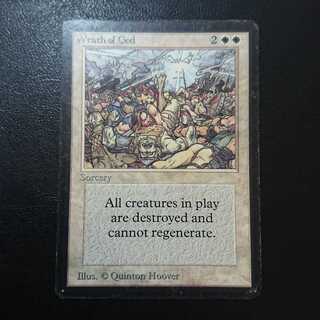 神の怒り β版１枚