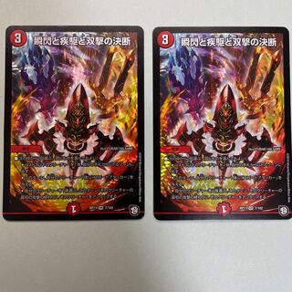 瞬閃と疾駆と双撃の決断