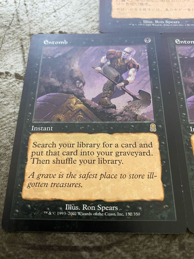 ★【日】【英】納墓 レア　３枚セット