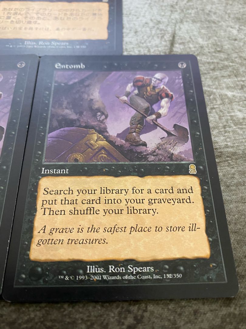 ★【日】【英】納墓 レア　３枚セット