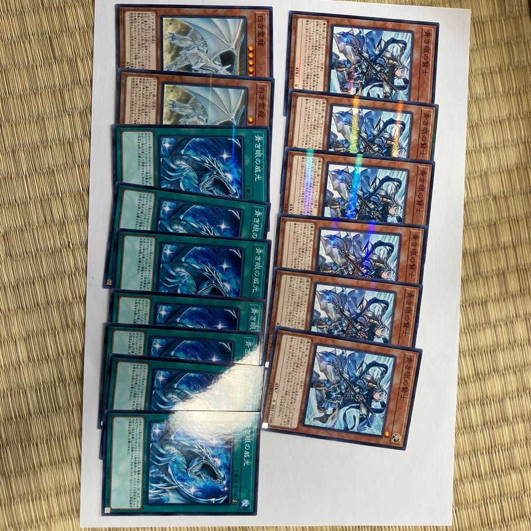 青き眼の賢士×6 白き霊龍×2 青き眼の威光×6 ノーパラセット