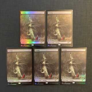 Secret Lair [Swamp] English Foil 5-card set