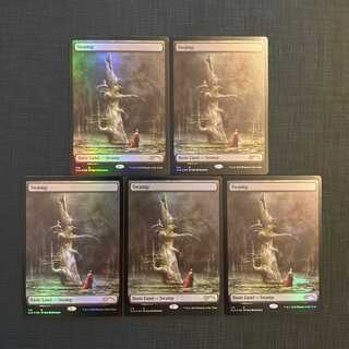 Secret Lair [Swamp] English Foil 5-card set