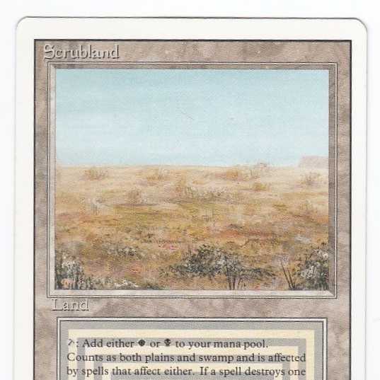 RV Scrubland (英語) リバイズド デュアルランド 102 1枚