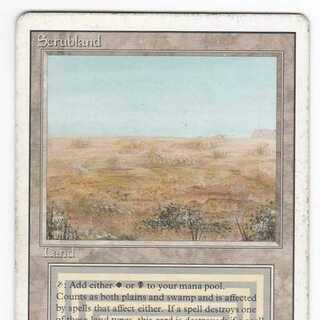 MTG Scrubland 3ED リバイズド スクラブランド　美品 MTG Scrubland 3ED リバイズド スクラブランド 美品 Amazon.com