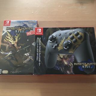 【新品未開封】モンスターハンターライズプロコン＆狩友ダブルパック モンハン