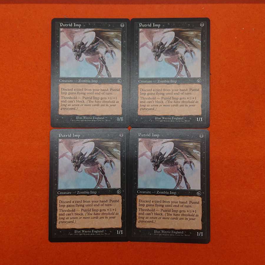 MTG2 Putrid Imp English 4-card set