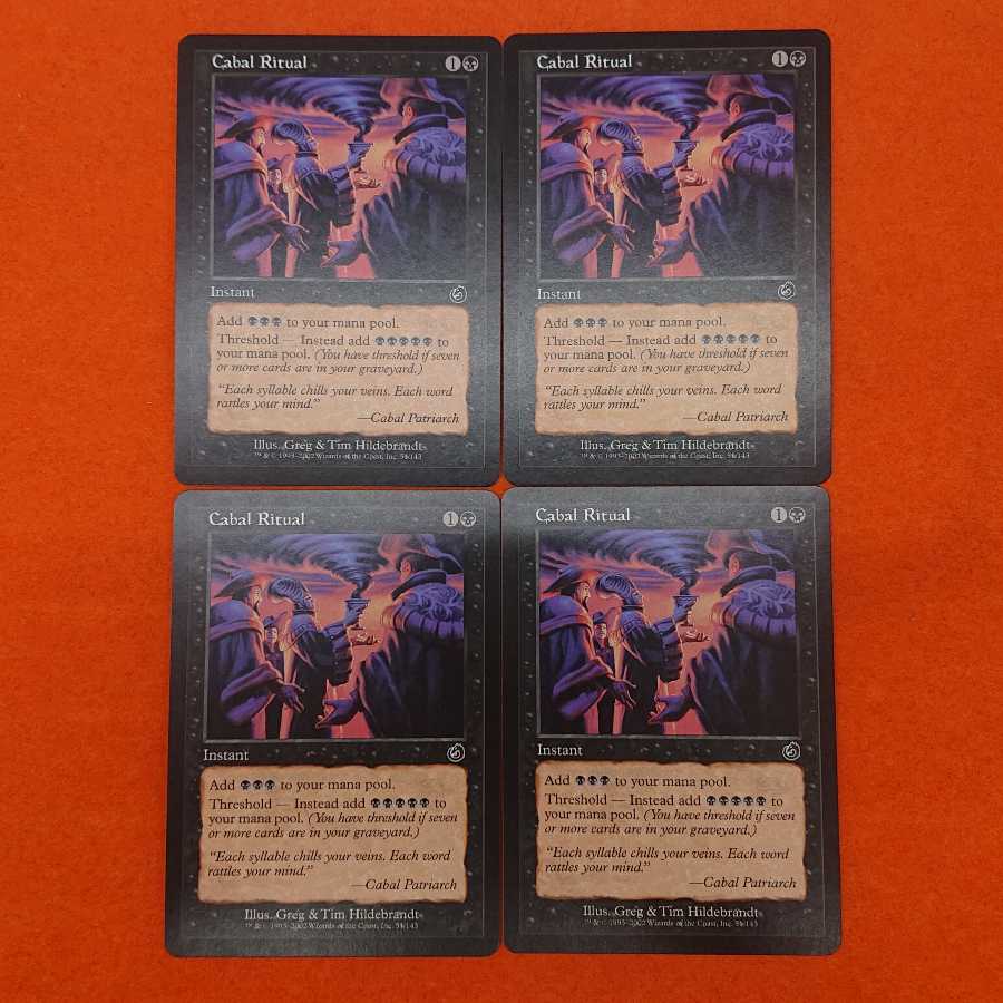 MTG1 陰謀団の儀式 英語版 4枚セット