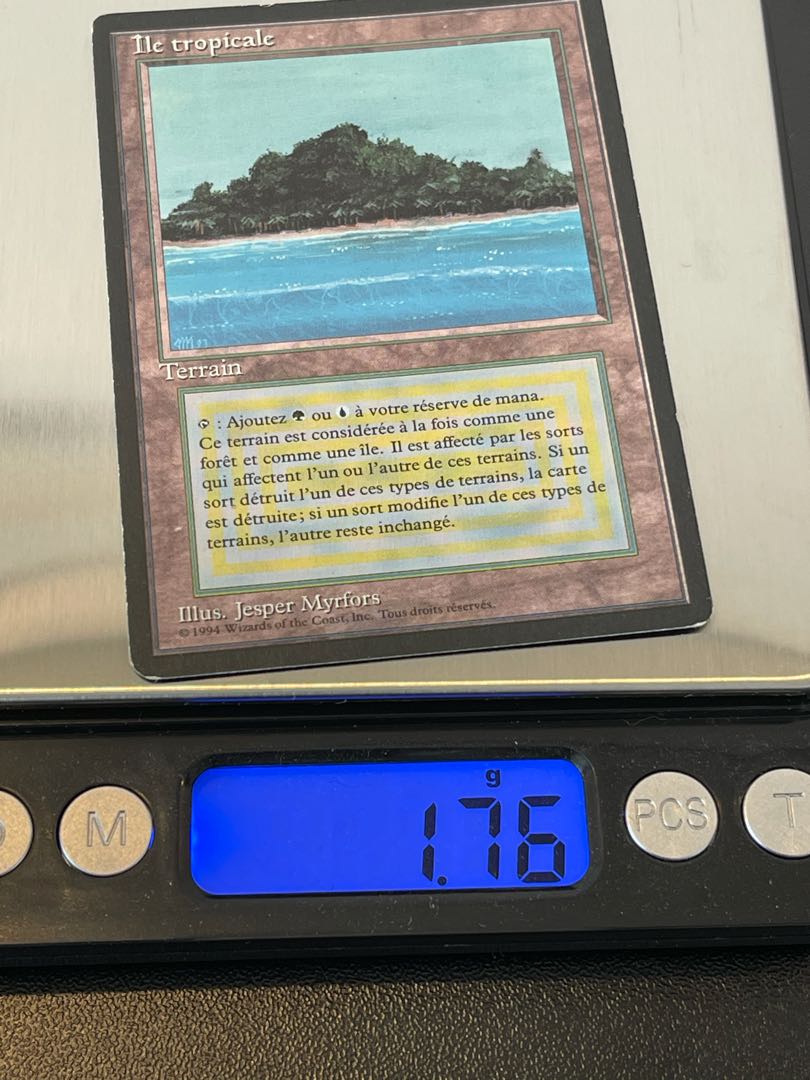 仏語 Tropical Island 黒枠 MP