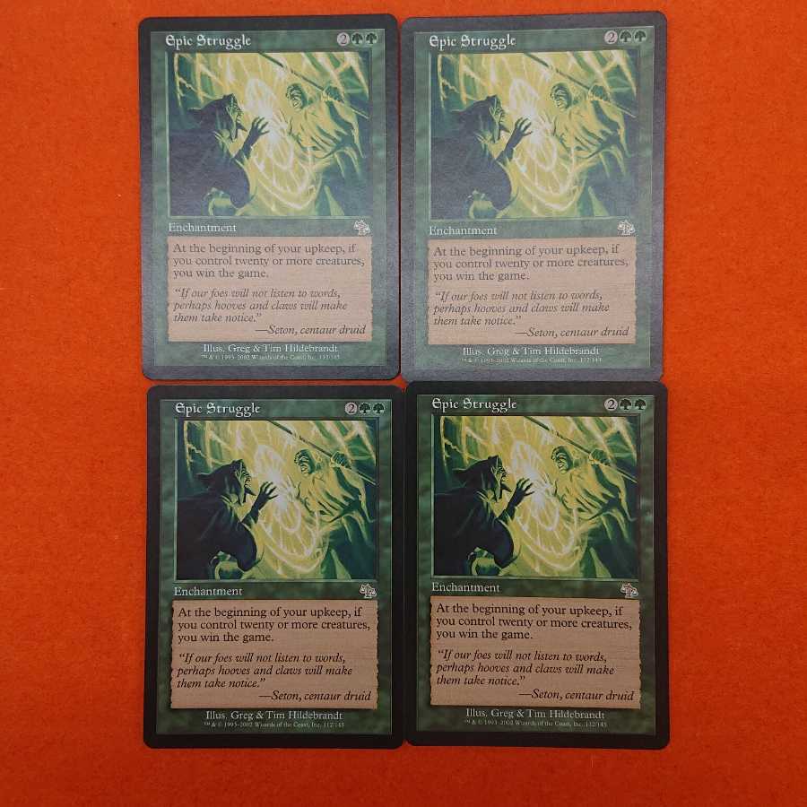 MTG1 Epic Struggle English 4-card set