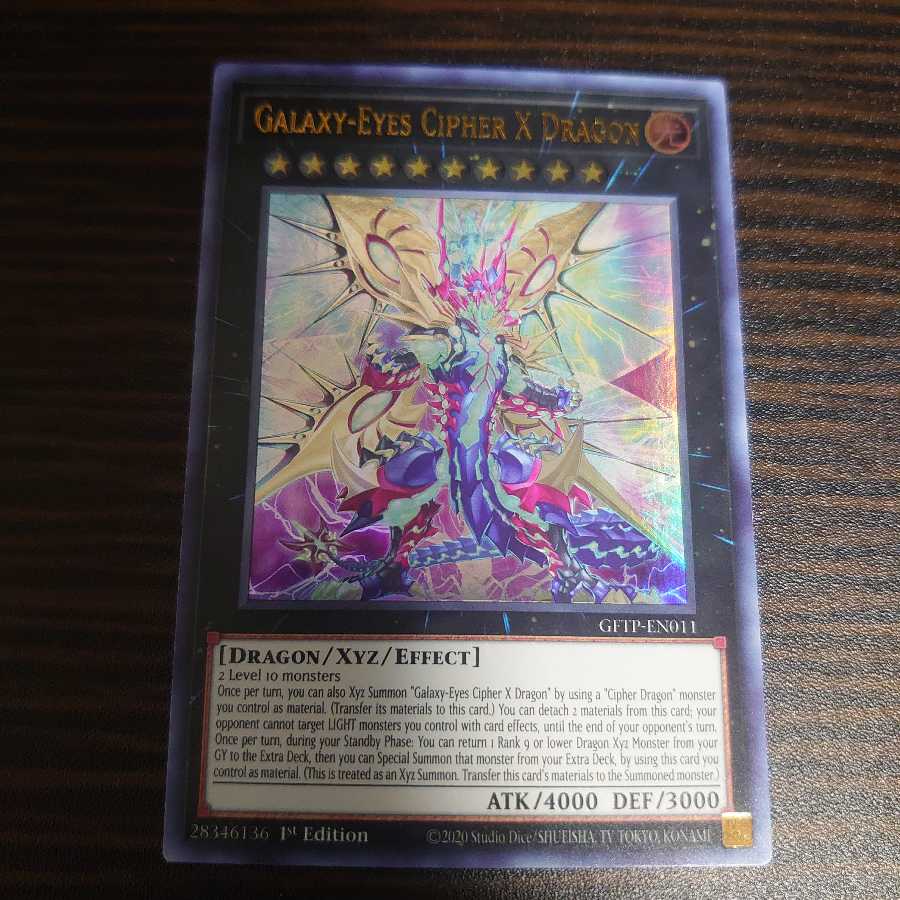 Galaxy-Eyes Cipher X Dragon Ultra Rare English GFTP-EN011