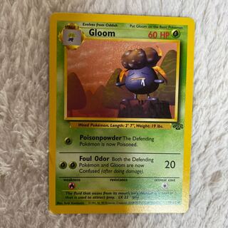 Pokemon Card Gloom Old Back