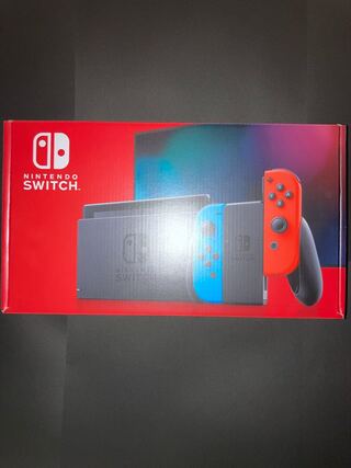 新品未開封　Nintendo Switch 本体　店舗印有