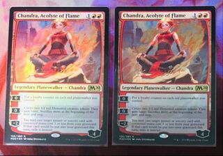MTG FOIL chandra, acolyte of flame 英2枚 2枚