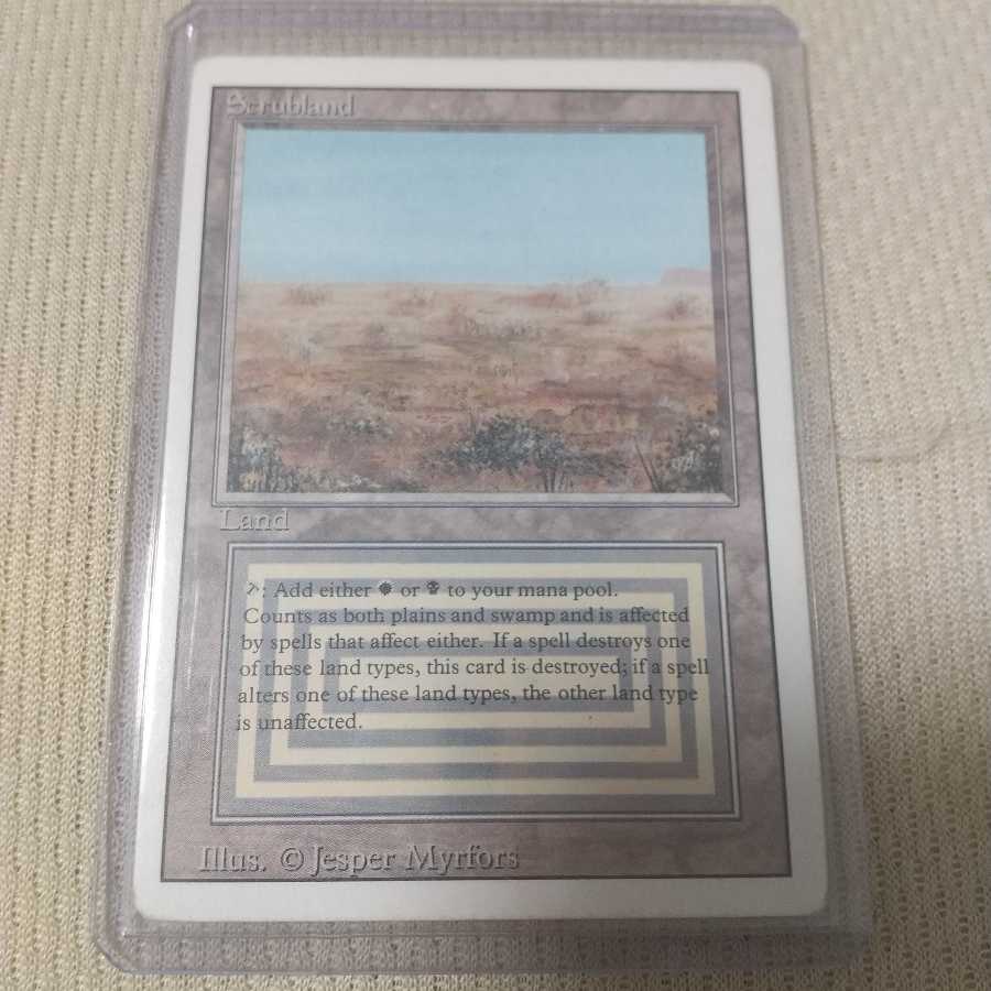 【3ED版】Scrubland【安心取引手数料込み】 1枚