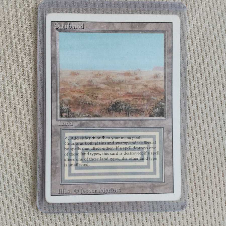 【3ED版】Scrubland【安心取引手数料込み】 1枚