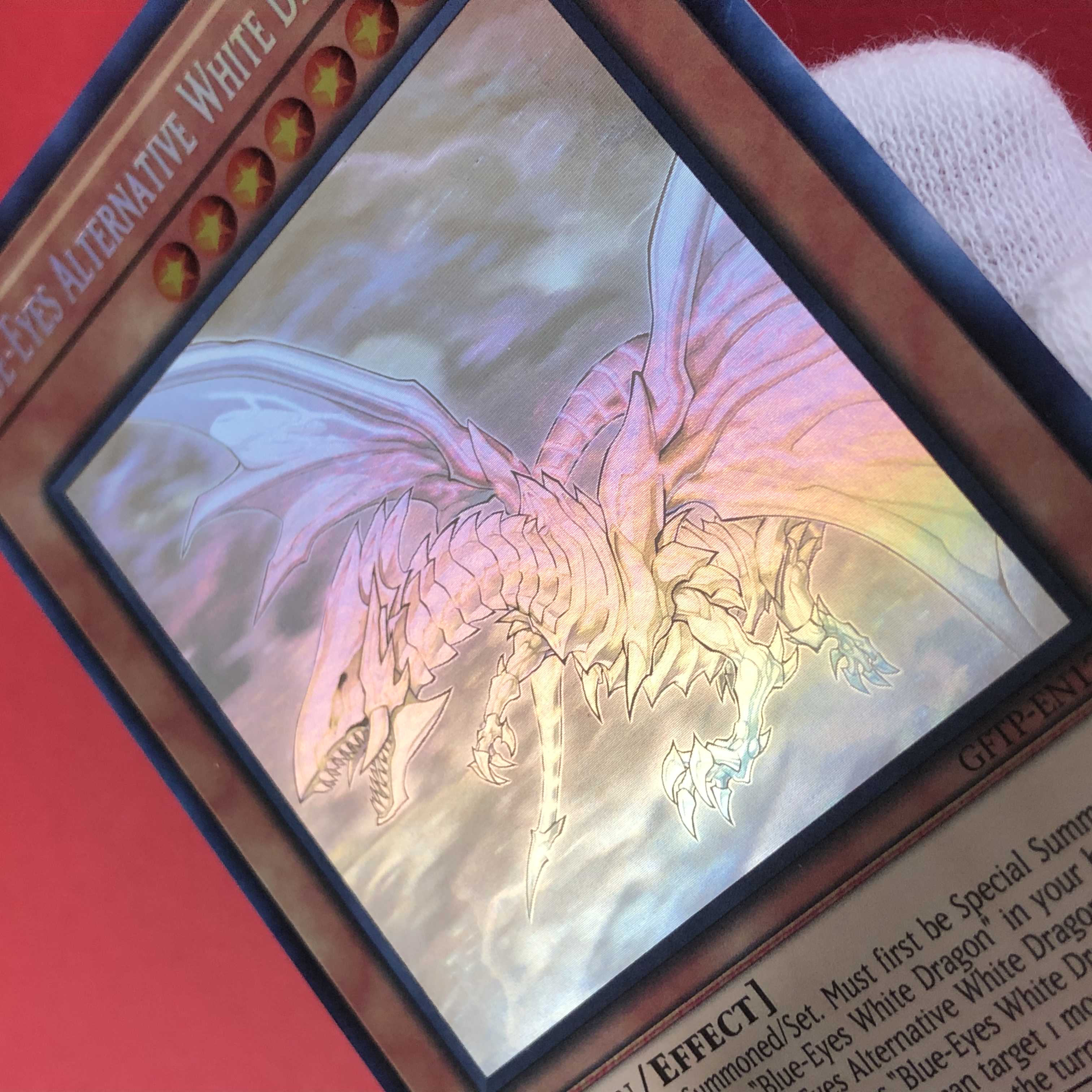 【おすすめ】 ドラゴン ホワイト オルタナティブ ブルーアイズ ゴーストレア ホロ 北米版 - 遊戯王