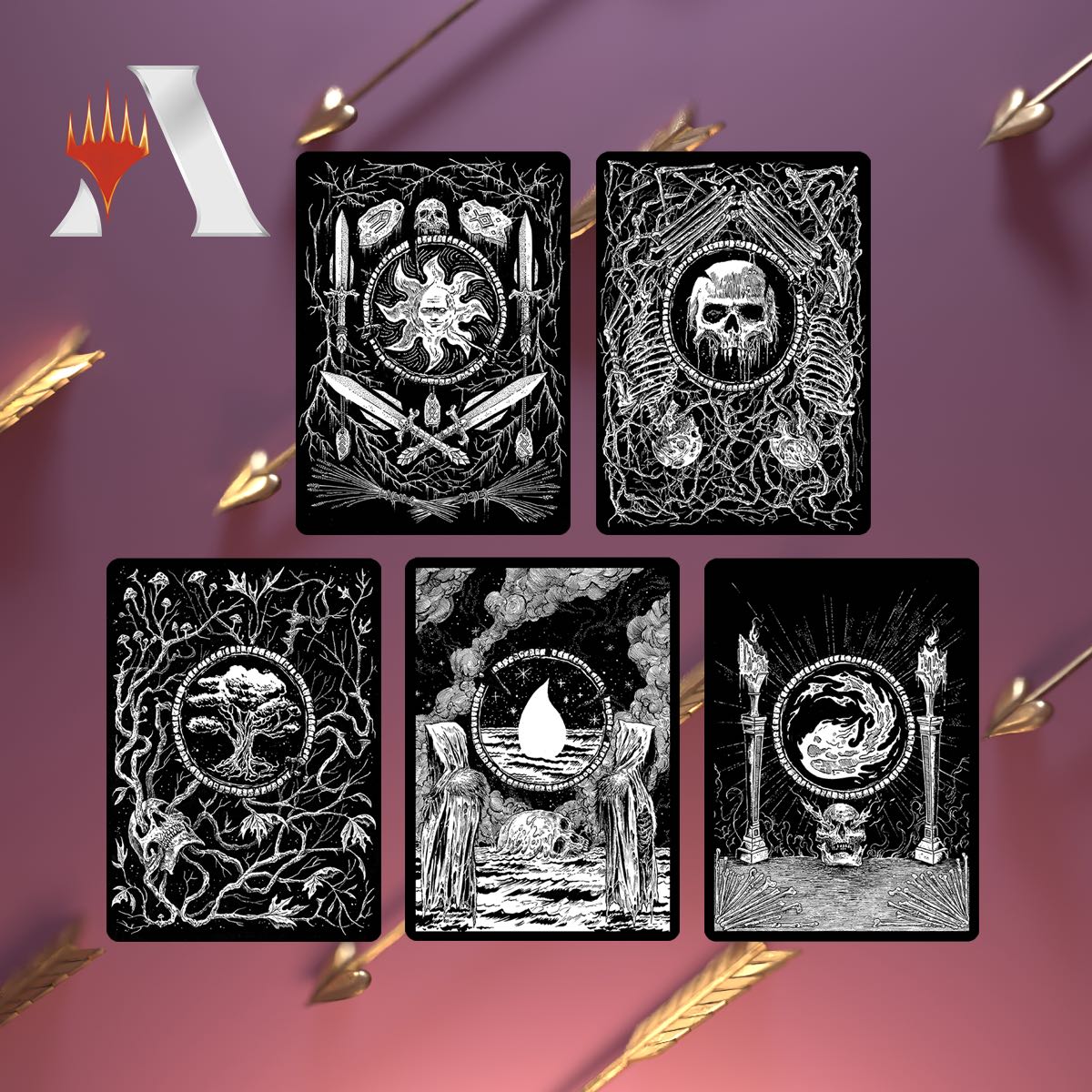 MTGアリーナ secret lair スリーブ5種 コード