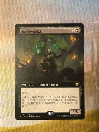 MTG Marshland Bloodcaster Expansion Art Japanese