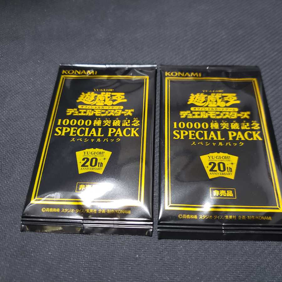 遊戯王 スペシャルパック 10000種 突破記念 未開封 2個 (即購入OK)