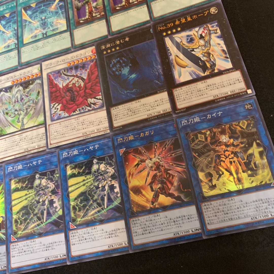 遊戯王 閃刀姫 構築済みデッキ40枚+EX15枚.