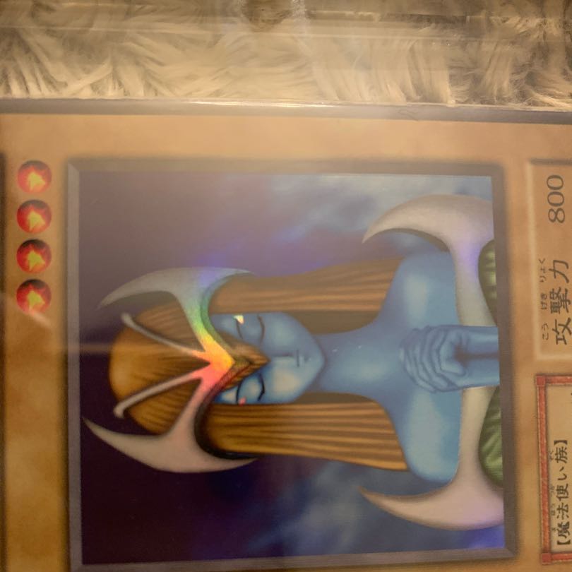 No.555良品エラーカード裏面枠ズレ極大初期ホーリーエルフスーパーレア