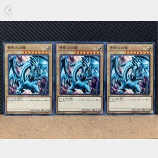 【ぽぽたん】遊戯王 3388 青眼の白龍 3枚 ノーマル