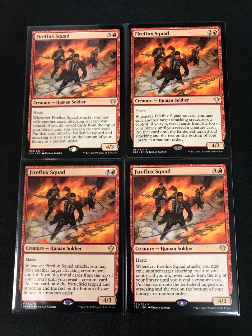 炎渦の部隊/Fireflux Squad 英語4枚 ニアミント