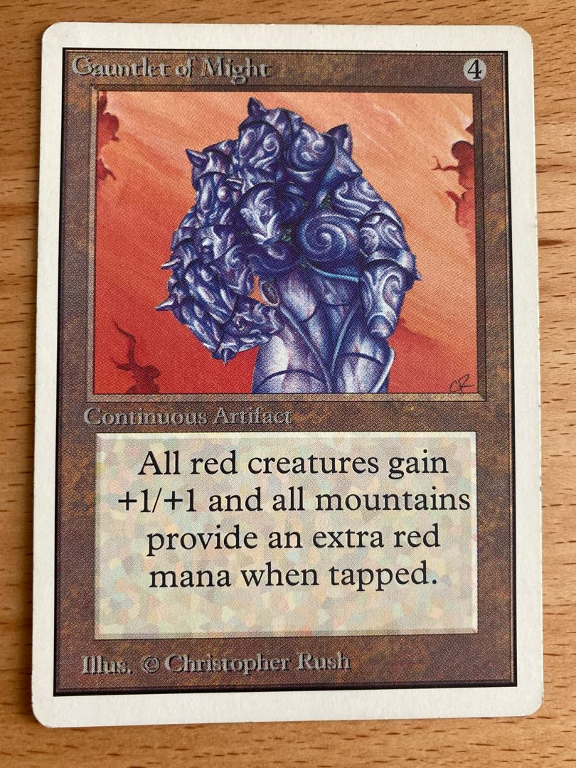 gauntlet of might 1枚　アンリミテッド　