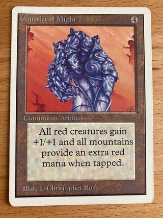 gauntlet of might 1枚　アンリミテッド　
