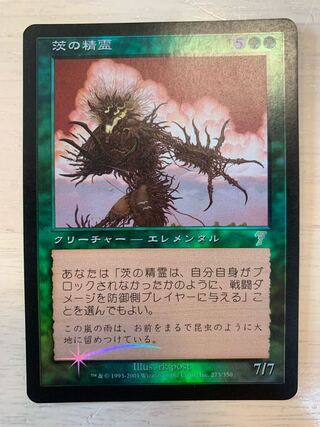 【JP】【foil】茨の精霊 / Thorn Elemental【7ED】