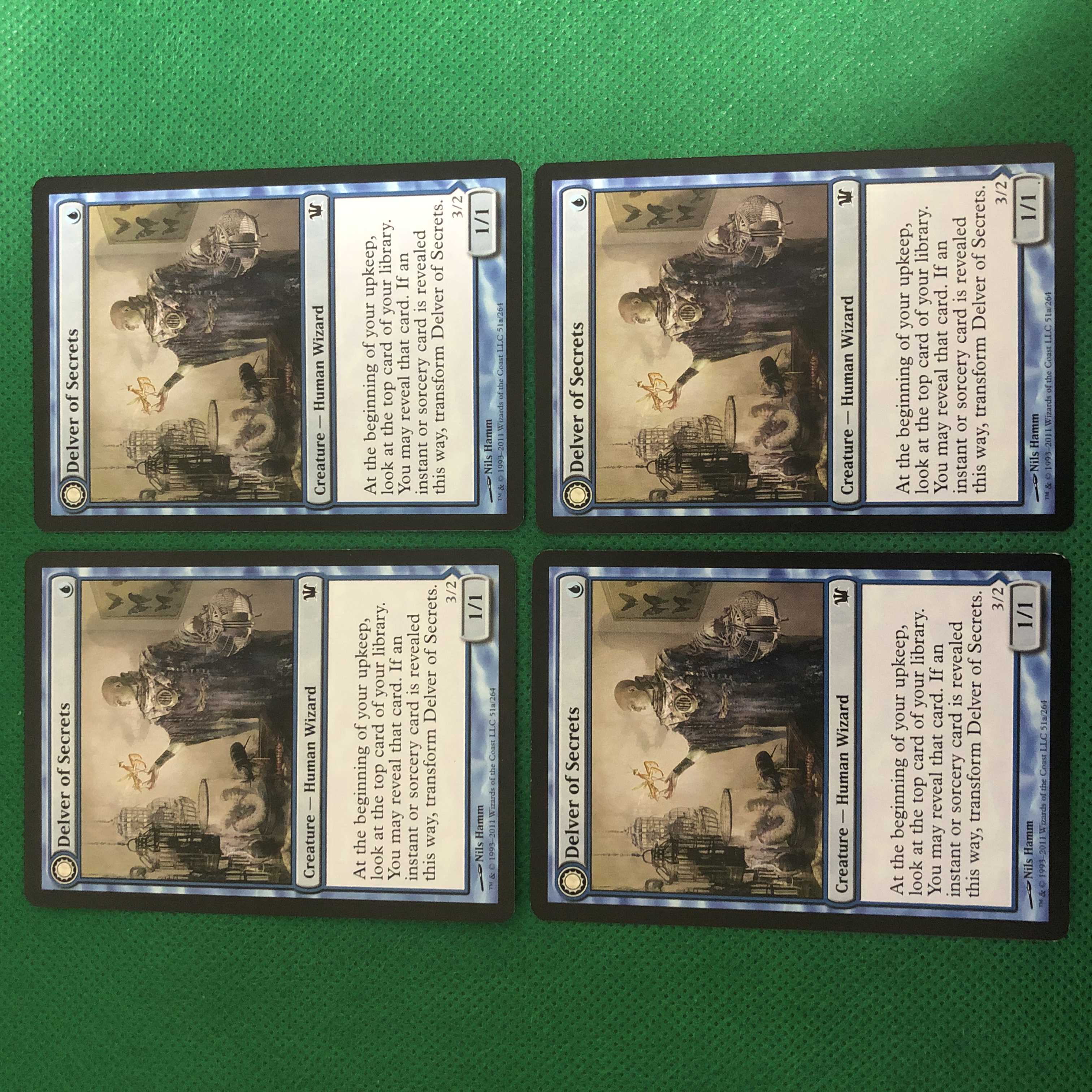 Delver of Secrets English edition 4 copies Bonecrusher Giant English edition 4 copies