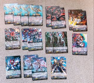 ヴァンガード 全てレアカードで揃えました