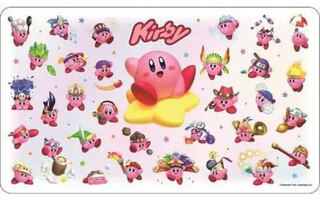 星のカービィ  キャラクターラバーマット　プレイマット　コピー能力