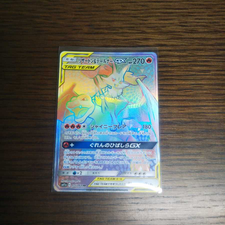 【完全美品】リザードン&テールナーGX(HR)