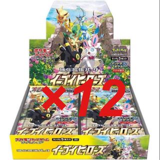 ポケモンカード　ソード&シールド 強化拡張パック イーブイヒーローズ 12BOX