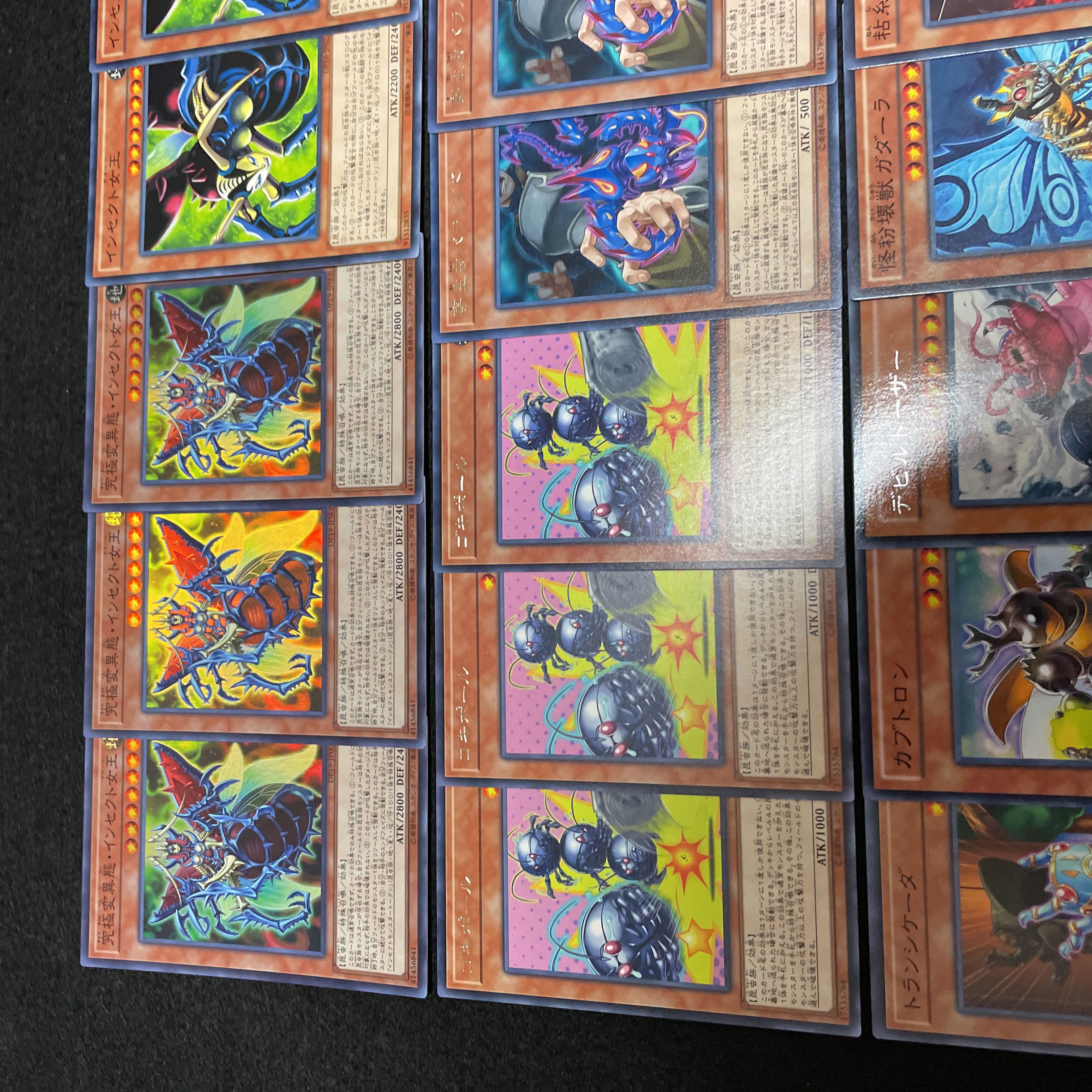 遊戯王 No.493 令和の羽蛾 デッキ 40枚+15枚 インセクト女王