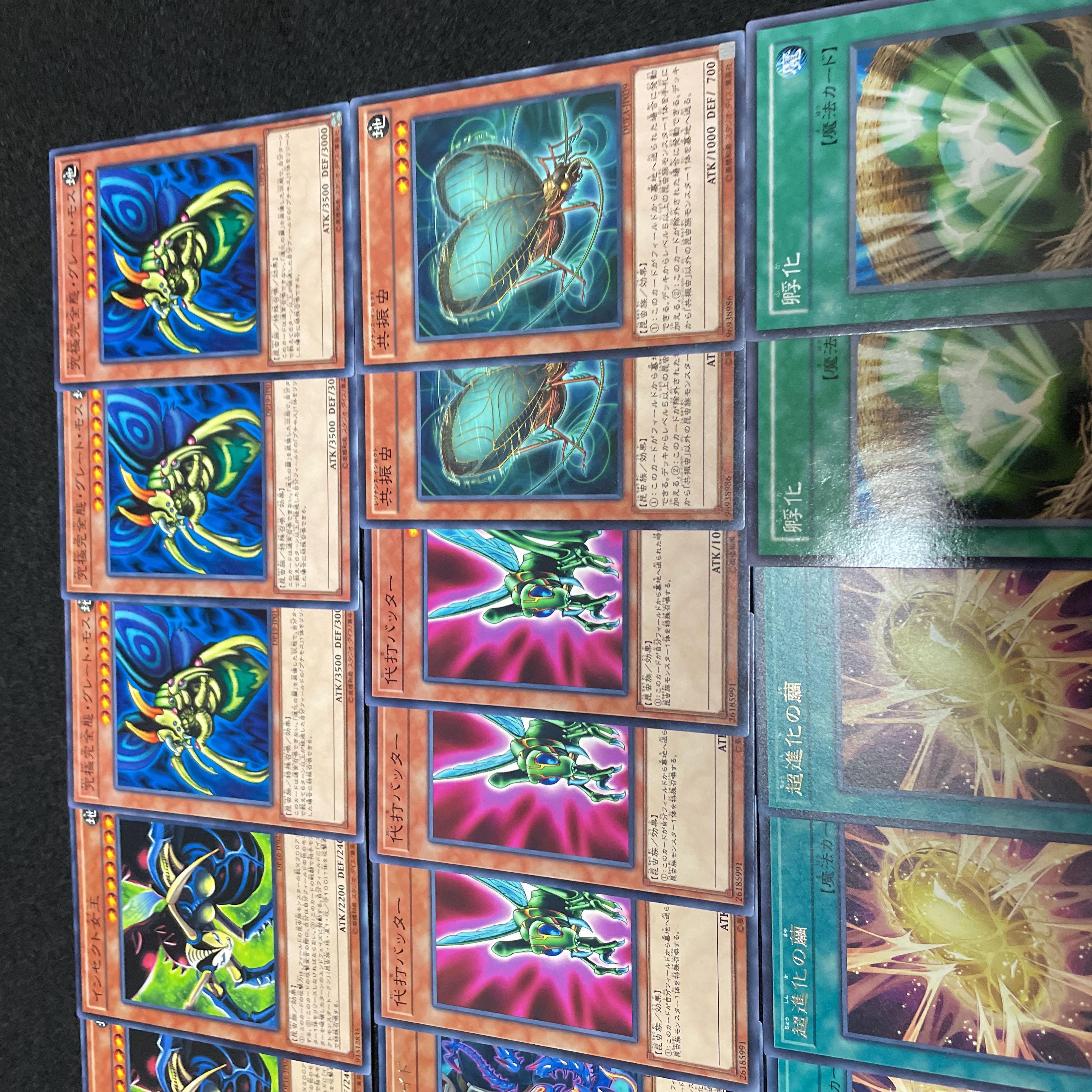 遊戯王 No.493 令和の羽蛾 デッキ 40枚+15枚 インセクト女王