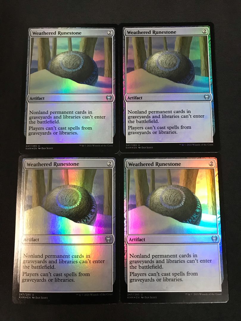 風化したルーン石 FOIL 英語4枚 SP