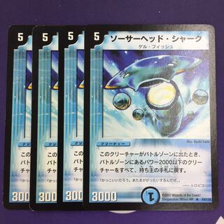 ソーサーヘッド・シャーク 初期 4枚