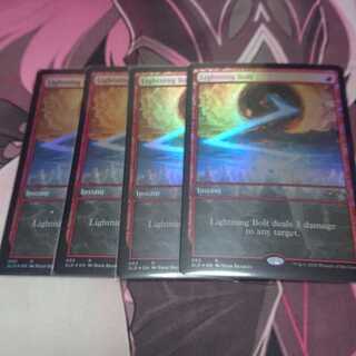 secret lair 稲妻 4枚