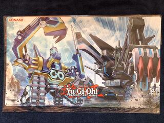 遊戯王 無限起動 ゴライアス 無限起動要塞メガトンゲイル プレイマット